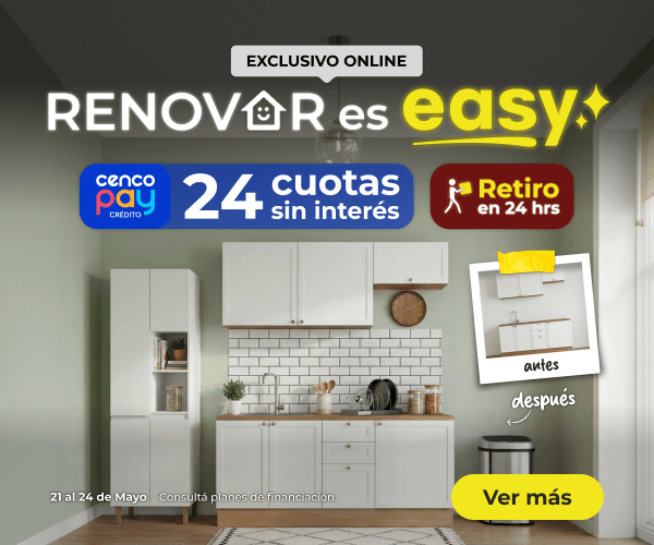 Renovar es Easy - Hasta 24 cuotas - 21 al 24 de mayo.